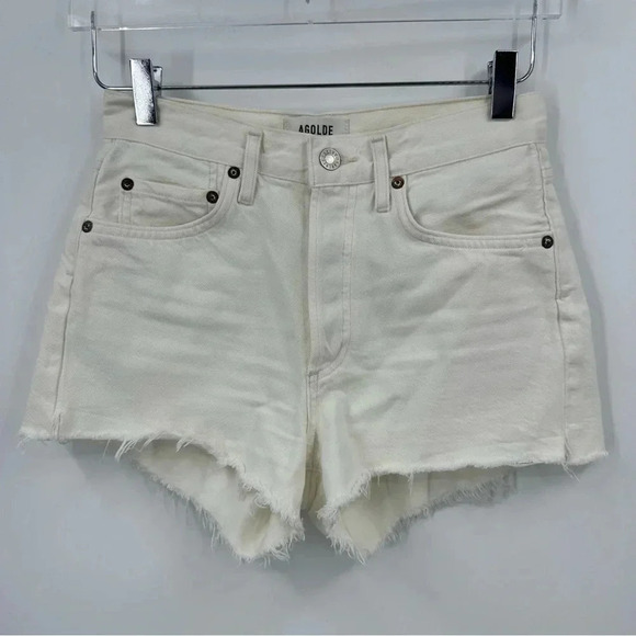 AGOLDE PARKER VINTAGE SHORTS SIZE 23 B783 - Picture 3 of 7